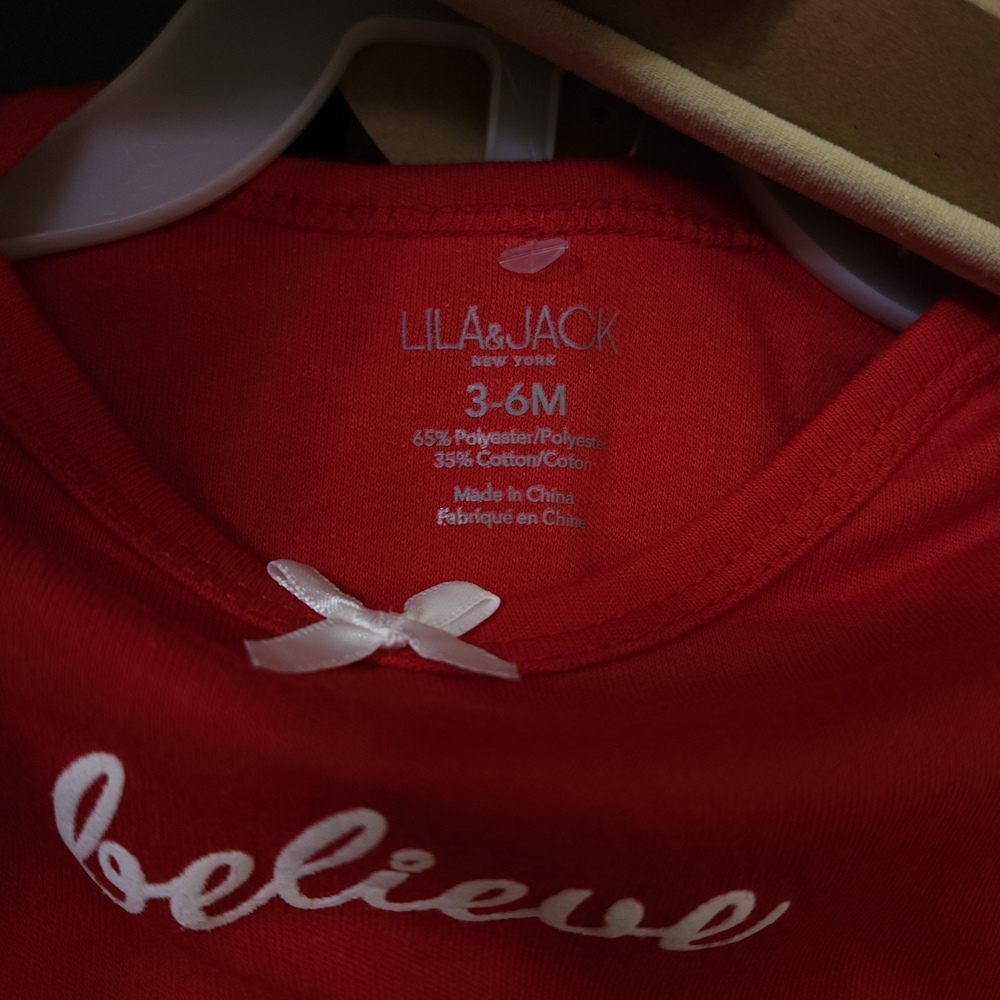 Luvable Friends Red Kids Matching Set - Picture 4 of 5